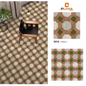 Olivia Forest Green 2414 (Punch)