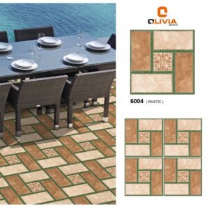 Olivia Forest Green 6004 (Rustic)