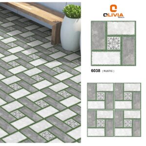 Olivia Forest Green 6038 (Rustic)
