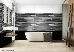 Black Febric Decor