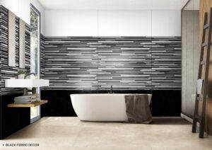 Black Febric Decor