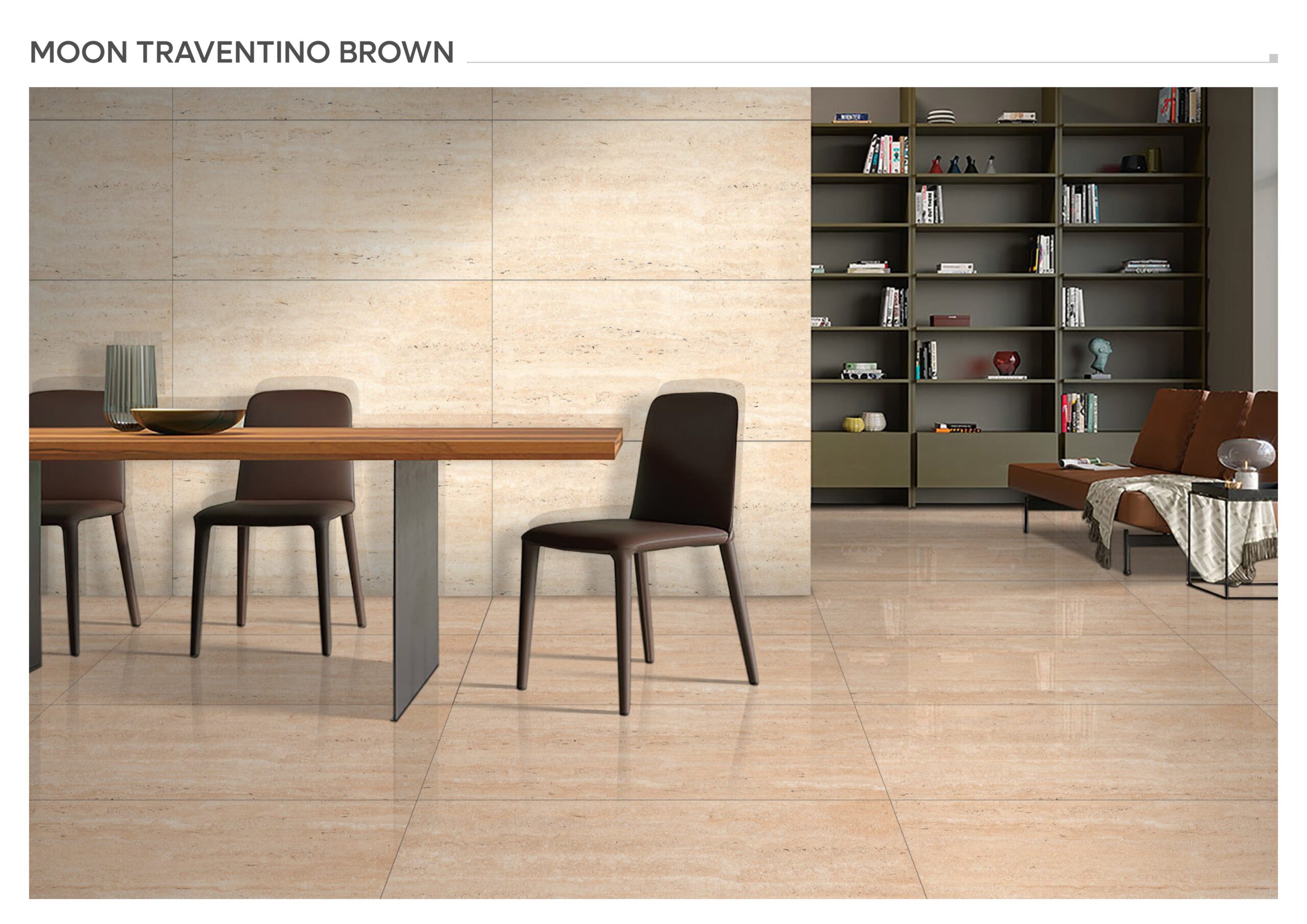 Moon Traventino Brown